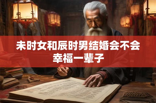 未时女和辰时男结婚会不会幸福一辈子