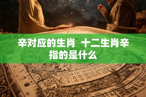 辛对应的生肖 十二生肖辛指的是什么 辛对应的生肖 十二生肖辛指的是什么