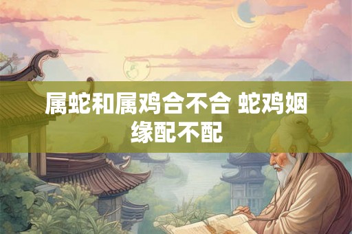 属蛇和属鸡合不合 蛇鸡姻缘配不配