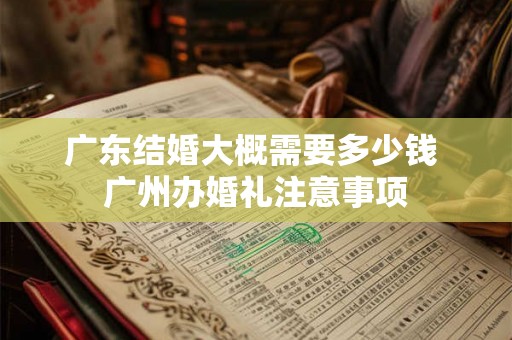 广东结婚大概需要多少钱 广州办婚礼注意事项 广东结婚大概需要多少钱 广州办婚礼注意事项
