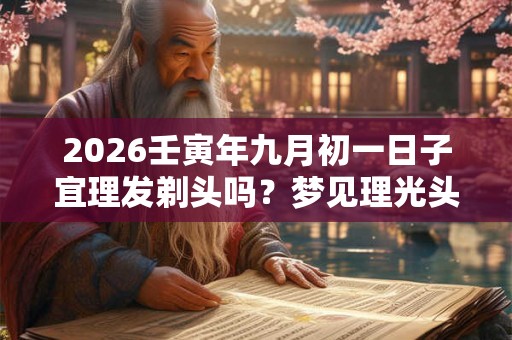 2026壬寅年九月初一日子宜理发剃头吗？梦见理光头好吗