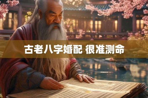 古老八字婚配 很准测命