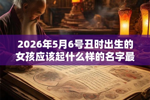 2026年5月6号丑时出生的女孩应该起什么样的名字最好