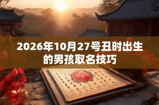 2026年10月27号丑时出生的男孩取名技巧
