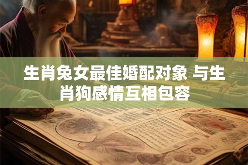 生肖兔女最佳婚配对象 与生肖狗感情互相包容