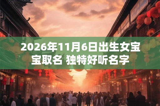 2026年11月6日出生女宝宝取名 独特好听名字