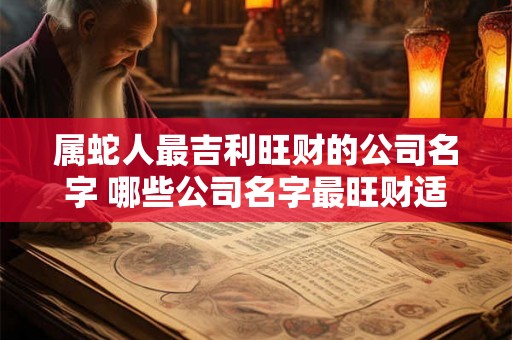 属蛇人最吉利旺财的公司名字 哪些公司名字最旺财适合属蛇人 属蛇人最吉利旺财的公司名字 哪些公司名字最旺财适合属蛇人