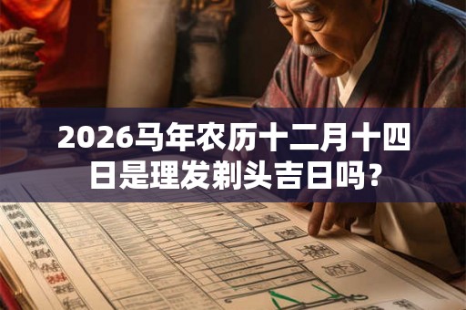2026马年农历十二月十四日是理发剃头吉日吗? 2026马年农历十二月十四日是理发剃头吉日吗?