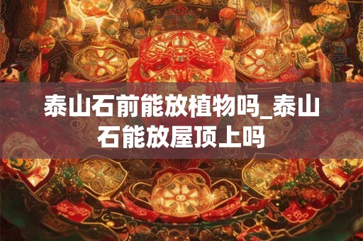 泰山石前能放植物吗_泰山石能放屋顶上吗