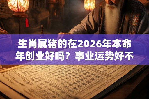 生肖属猪的在2026年本命年创业好吗?事业运势好不好? 生肖属猪的在2026年本命年创业好吗?事业运势好不好?