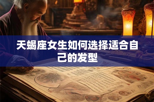 天蝎座女生如何选择适合自己的发型