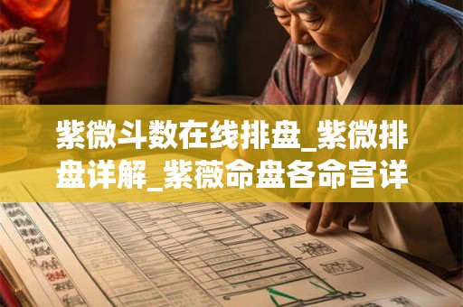 紫微斗数在线排盘_紫微排盘详解_紫薇命盘各命宫详解