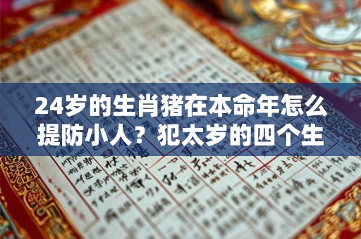 24岁的生肖猪在本命年怎么提防小人？犯太岁的四个生肖