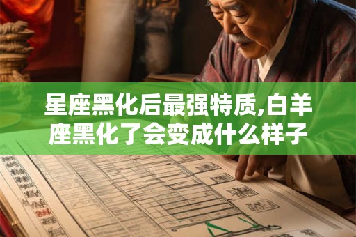 星座黑化后最强特质,白羊座黑化了会变成什么样子 星座黑化后最强特质,白羊座黑化了会变成什么样子