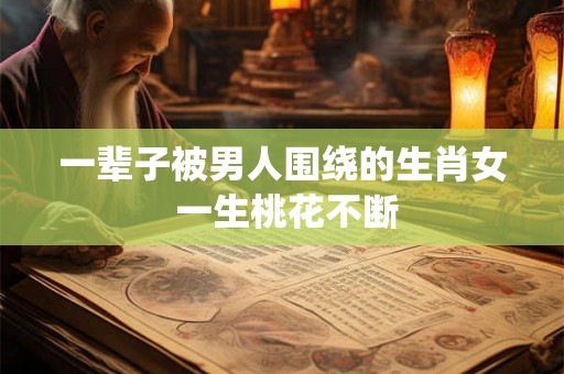 一辈子被男人围绕的生肖女 一生桃花不断