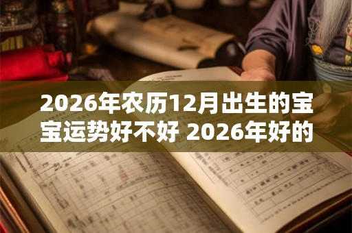 2026年农历12月出生的宝宝运势好不好 2026年好的生辰八字 2026年农历12月出生的宝宝运势好不好 2026年好的生辰八字