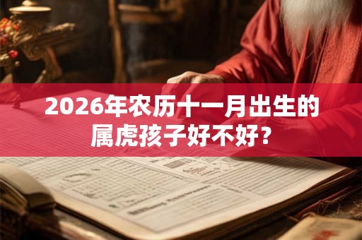 2026年农历十一月出生的属虎孩子好不好？