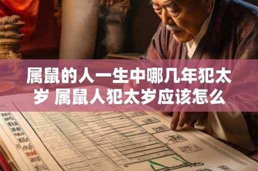 属鼠的人一生中哪几年犯太岁 属鼠人犯太岁应该怎么办