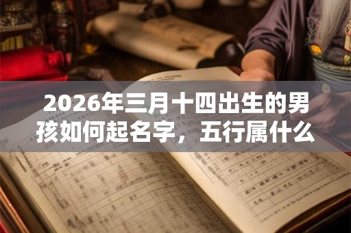 2026年三月十四出生的男孩如何起名字,五行属什么 2026年三月十四出生的男孩如何起名字,五行属什么