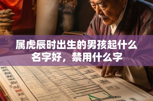 属虎辰时出生的男孩起什么名字好,禁用什么字 属虎辰时出生的男孩起什么名字好,禁用什么字