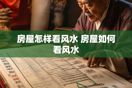 房屋怎样看风水 房屋如何看风水