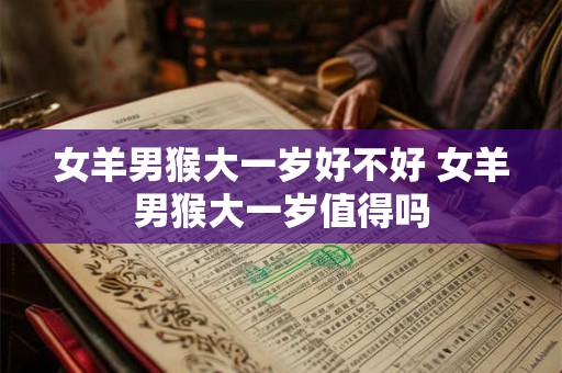 女羊男猴大一岁好不好 女羊男猴大一岁值得吗