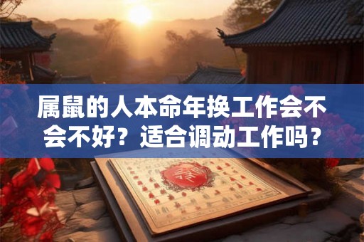 属鼠的人本命年换工作会不会不好？适合调动工作吗？
