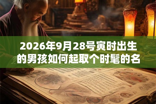2026年9月28号寅时出生的男孩如何起取个时髦的名字和五行属性