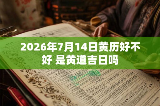 2026年7月14日黄历好不好 是黄道吉日吗