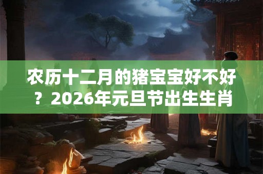 农历十二月的猪宝宝好不好？2026年元旦节出生生肖属猪吗？
