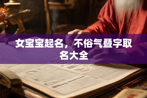 女宝宝起名，不俗气叠字取名大全