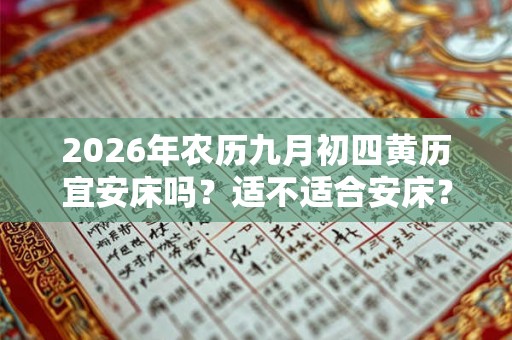 2026年农历九月初四黄历宜安床吗？适不适合安床？