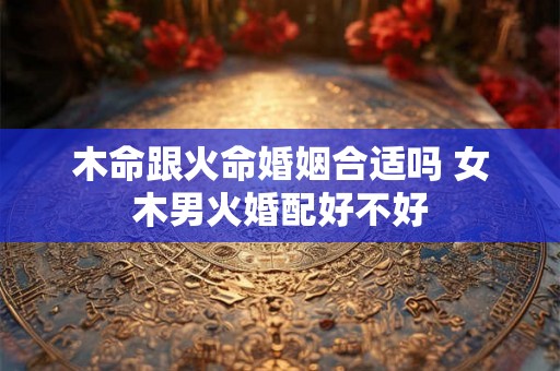 木命跟火命婚姻合适吗 女木男火婚配好不好