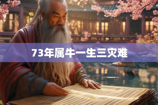 73年属牛一生三灾难