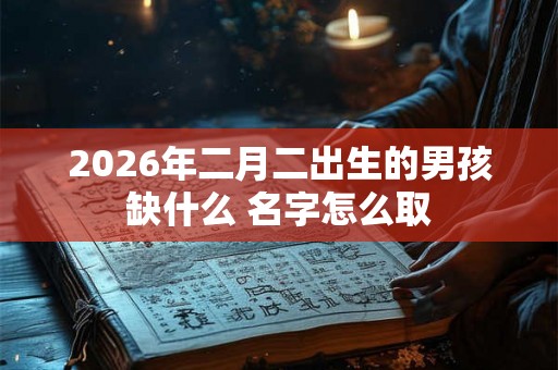 2026年二月二出生的男孩缺什么 名字怎么取