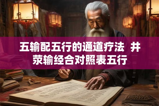 五输配五行的通道疗法  井荥输经合对照表五行
