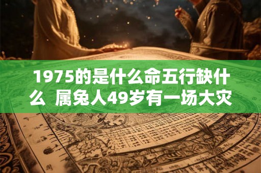 1975的是什么命五行缺什么  属兔人49岁有一场大灾难