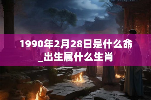 1990年2月28日是什么命_出生属什么生肖