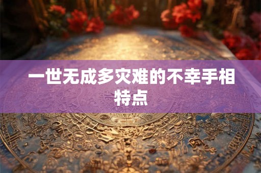 一世无成多灾难的不幸手相特点 一世无成多灾难的不幸手相特点