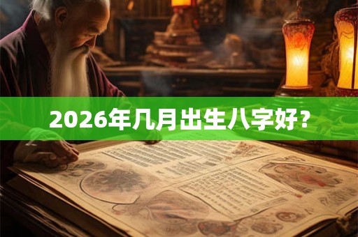 2026年几月出生八字好? 2026年几月出生八字好?