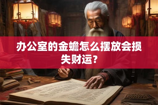 办公室的金蟾怎么摆放会损失财运？