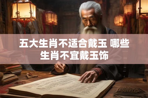 五大生肖不适合戴玉 哪些生肖不宜戴玉饰