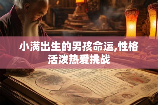 小满出生的男孩命运,性格活泼热爱挑战 小满出生的男孩命运,性格活泼热爱挑战