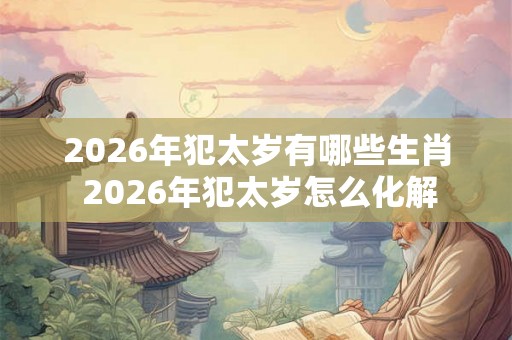 2026年犯太岁有哪些生肖 2026年犯太岁怎么化解