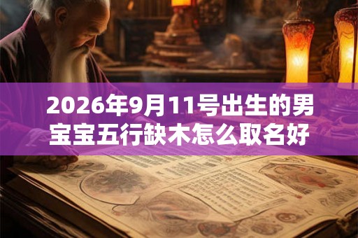 2026年9月11号出生的男宝宝五行缺木怎么取名好