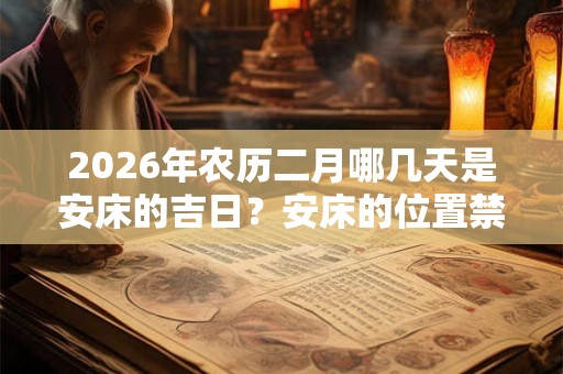 2026年农历二月哪几天是安床的吉日？安床的位置禁忌有哪些？