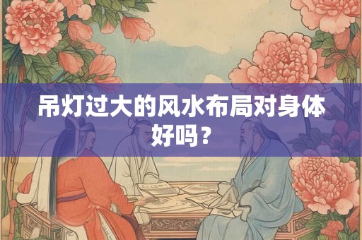 吊灯过大的风水布局对身体好吗? 吊灯过大的风水布局对身体好吗?