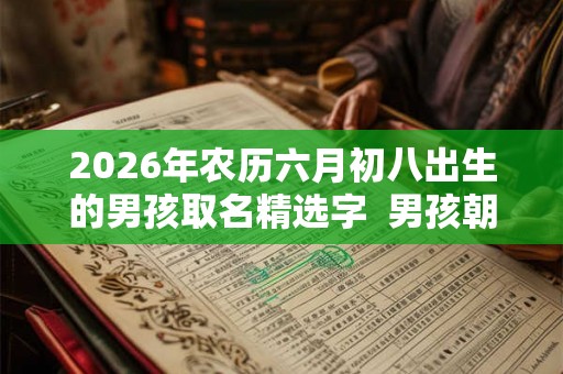 2026年农历六月初八出生的男孩取名精选字  男孩朝气蓬勃的名字