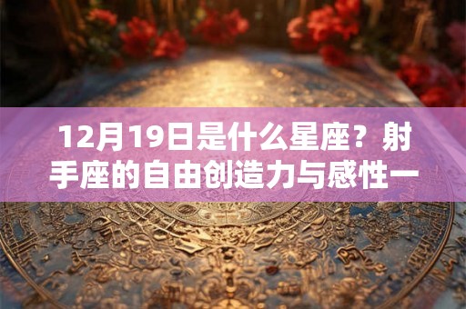 12月19日是什么星座？射手座的自由创造力与感性一面