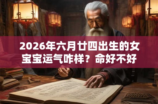 2026年六月廿四出生的女宝宝运气咋样？命好不好